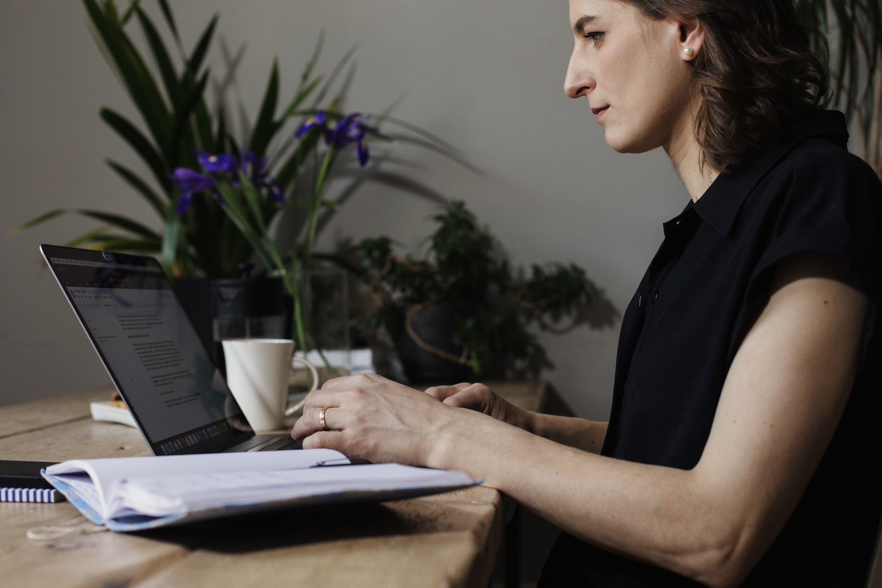 lelde benke in her office